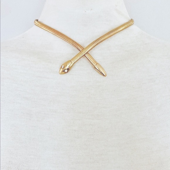 LAST ONE🎯Vintage 80’s Snake choker adjustable neck wrap lariat - Picture 3 of 6